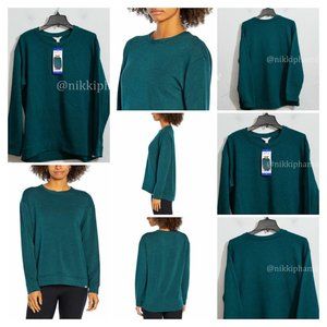 Orvis Ladies' Crewneck Pullover cozy top  IN Teal